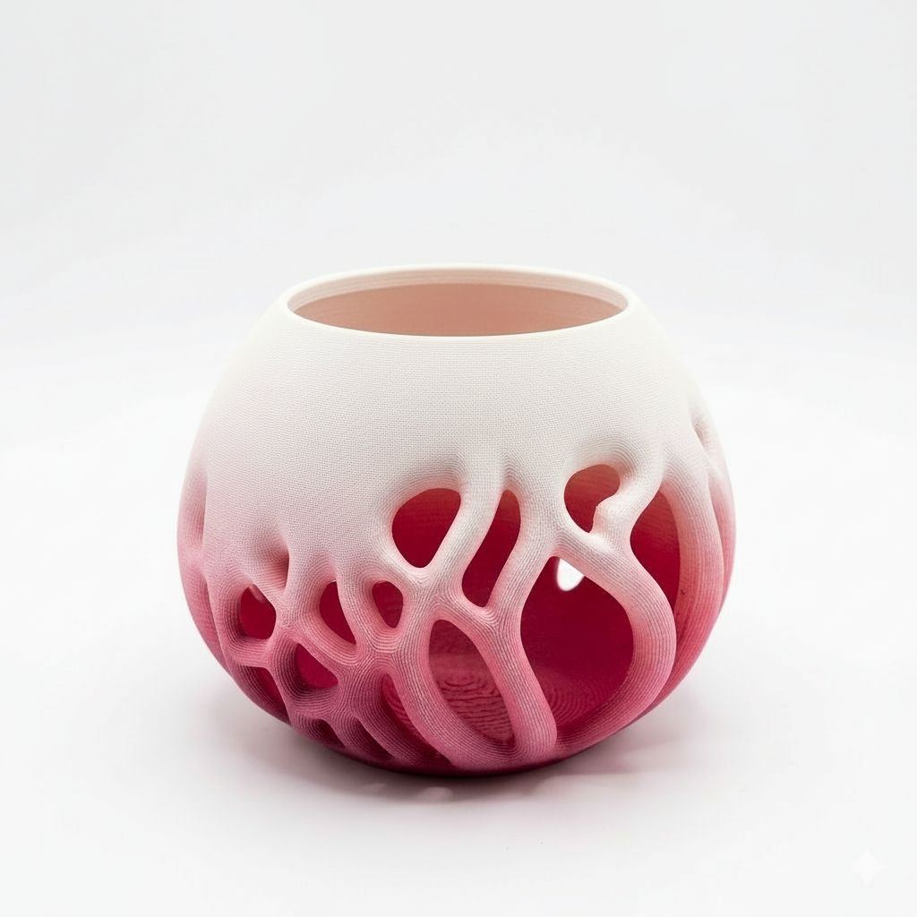 Organic Vase Sculpture free 3D printable STL