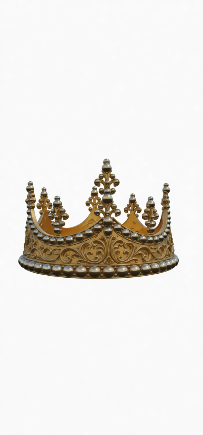 Ornate Royal Crown free 3D printable STL