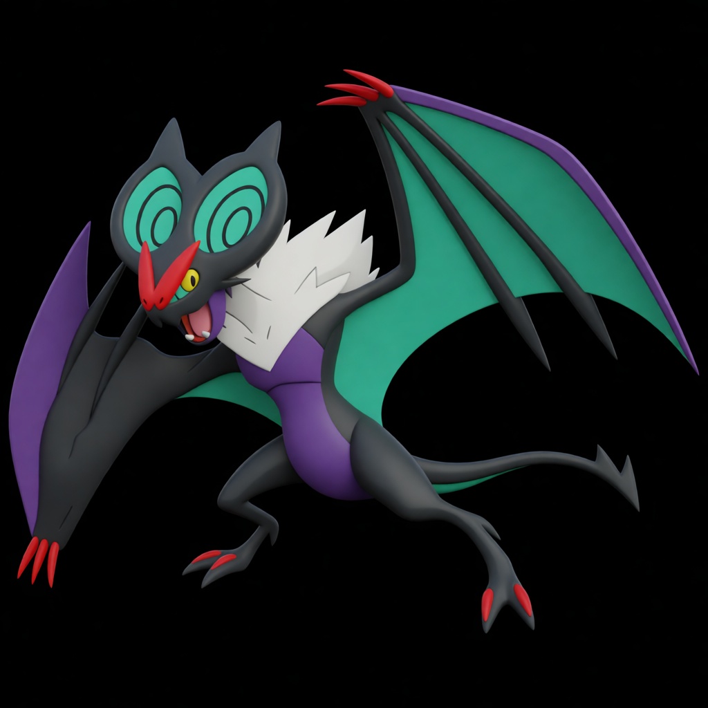 Noivern Pokémon Figurine free 3D printable STL