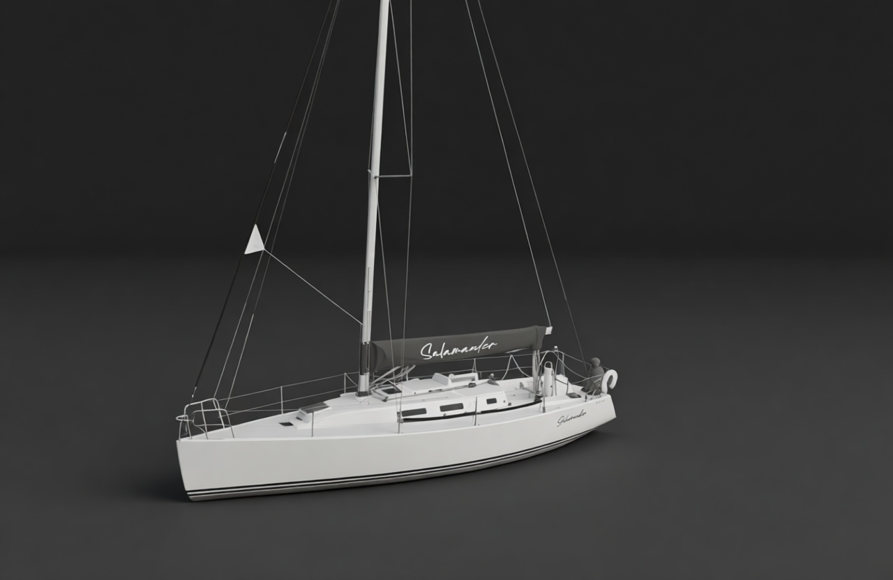 Salamander Sailboat Model free 3D printable STL