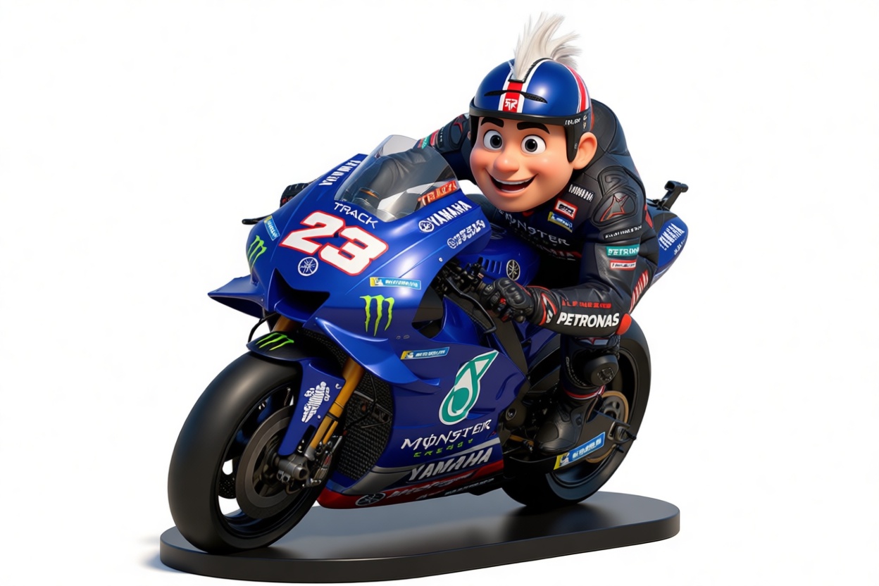 Fabio Quartararo Motorcycle Figurine free 3D printable STL