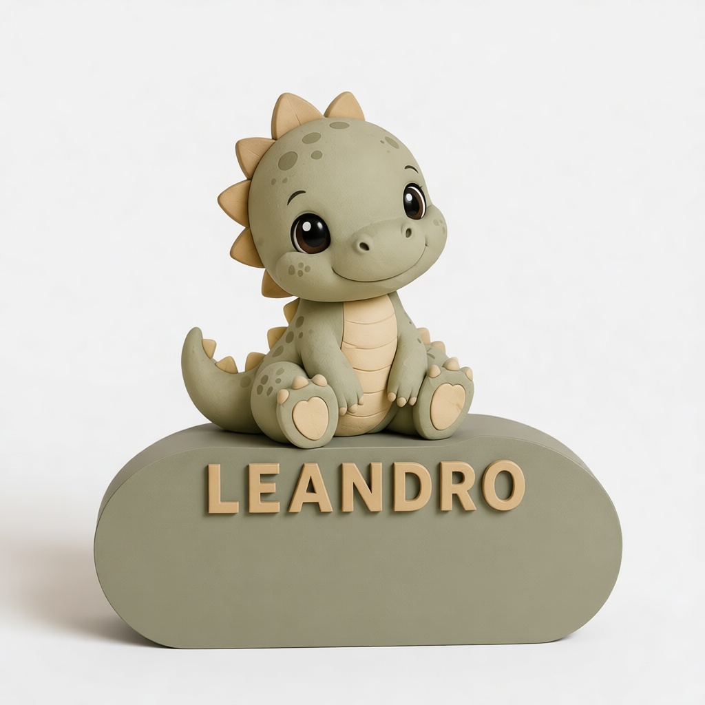 Cute Baby Dinosaur Figurine free 3D printable STL