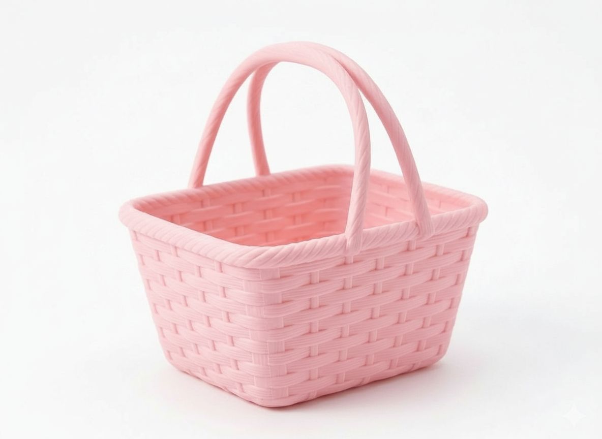 Wicker Basket Model free 3D printable STL