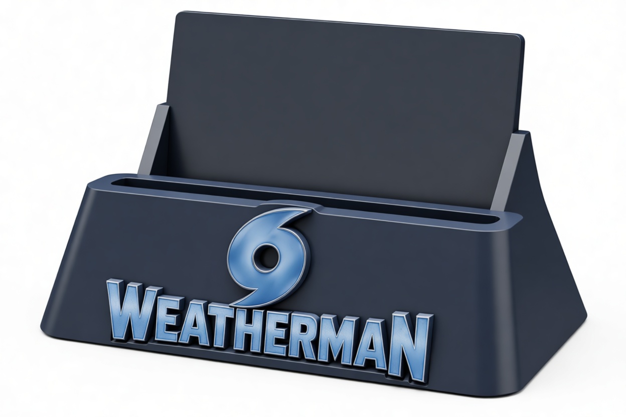Weatherman Phone Stand free 3D printable STL