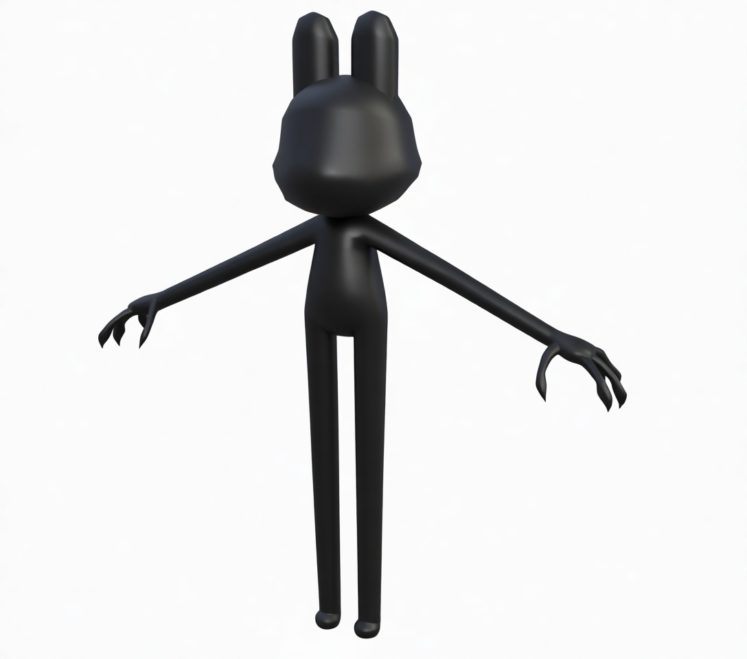 Cartoon Rabbit Figurine free 3D printable STL