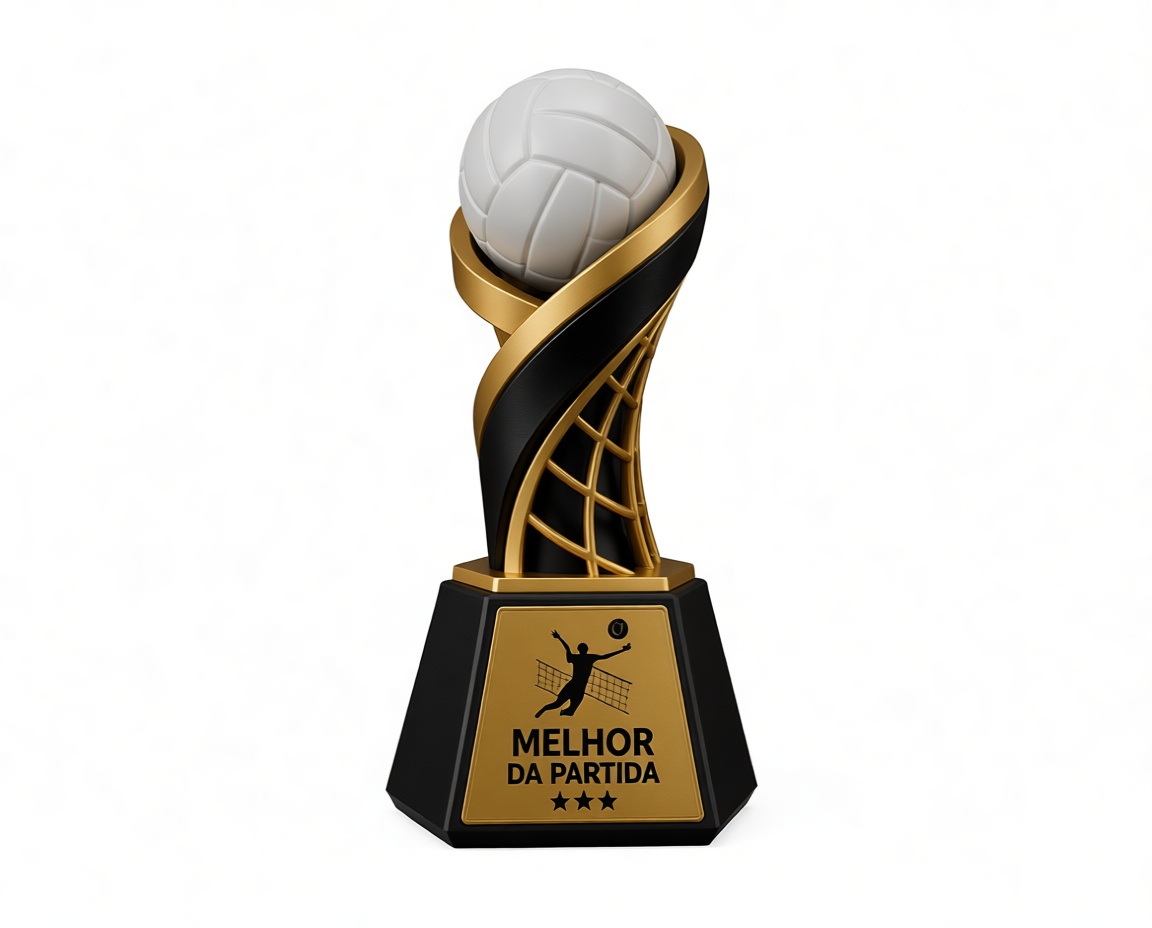 Volleyball Trophy Figurine free 3D printable STL
