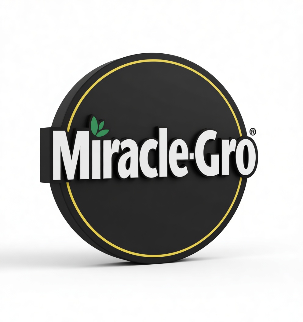 Miracle-Gro Logo Plaque free 3D printable STL
