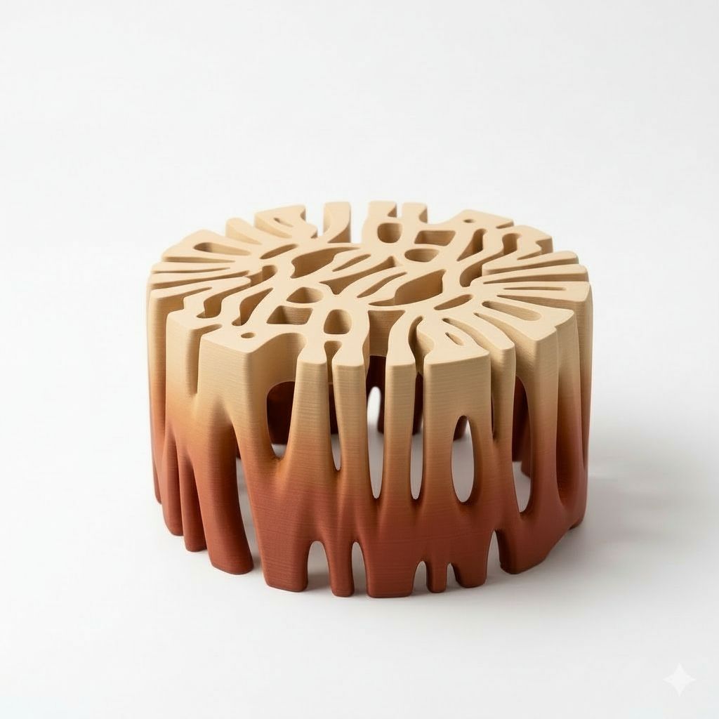 Abstract Tree Stump Sculpture free 3D printable STL