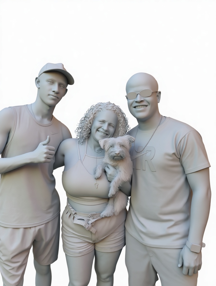 Group Photo Figurine free 3D printable STL