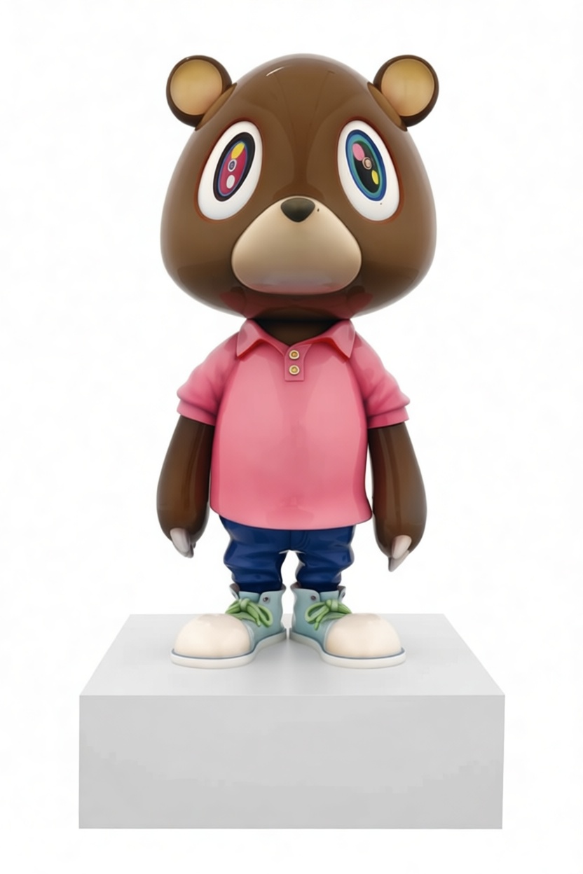Kanye West Dropout Bear Figurine free 3D printable STL