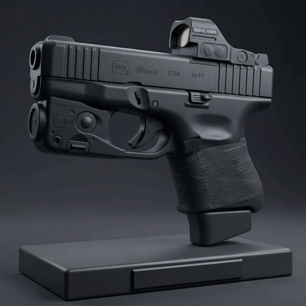 Glock 26 Gen 5 Model free 3D printable STL
