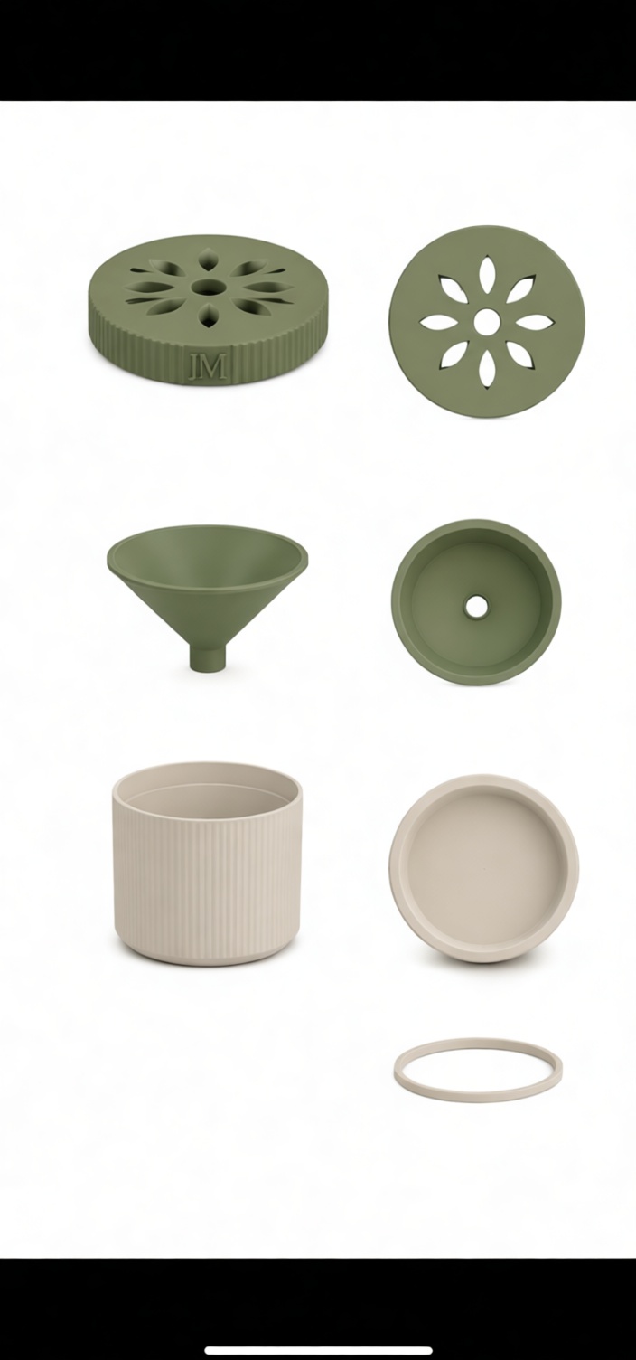 Hario Coffee Dripper Set free 3D printable STL