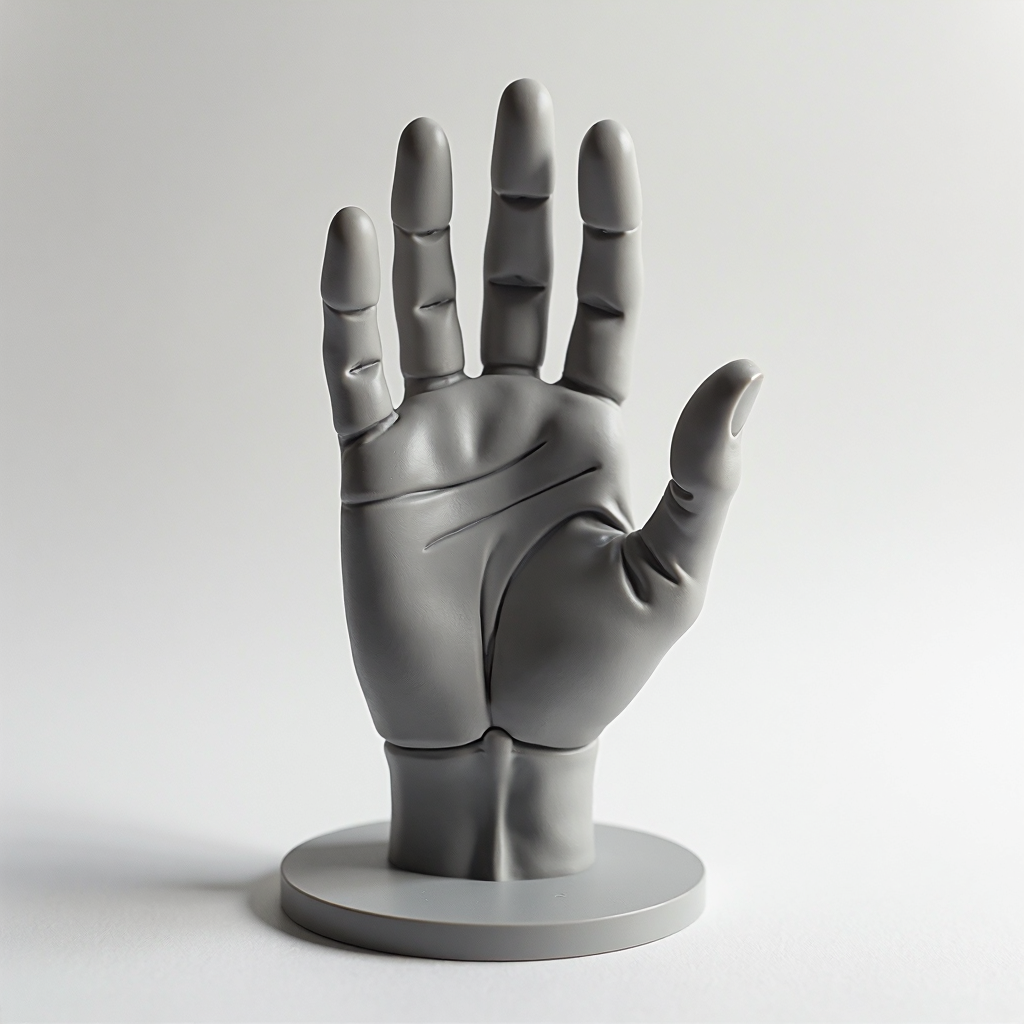 Human Hand Ring Holder free 3D printable STL