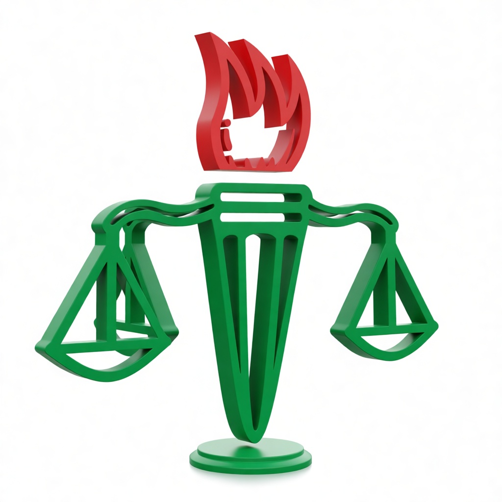 Scales of Justice Sculpture free 3D printable STL