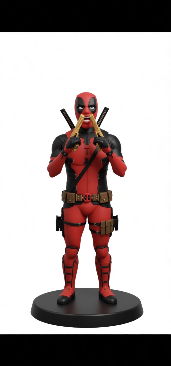 Deadpool Figurine free 3D printable STL