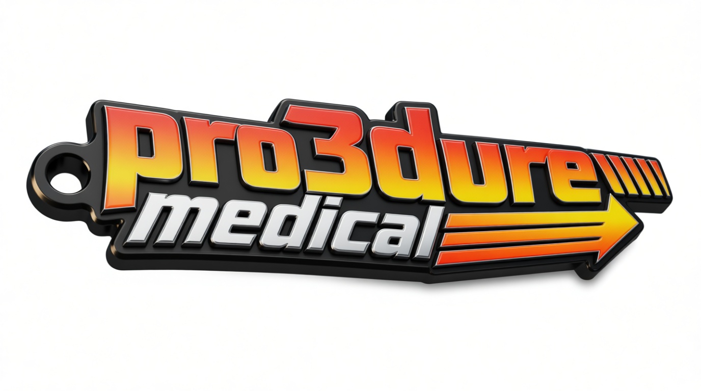 Pro3dure Medical Keychain free 3D printable STL