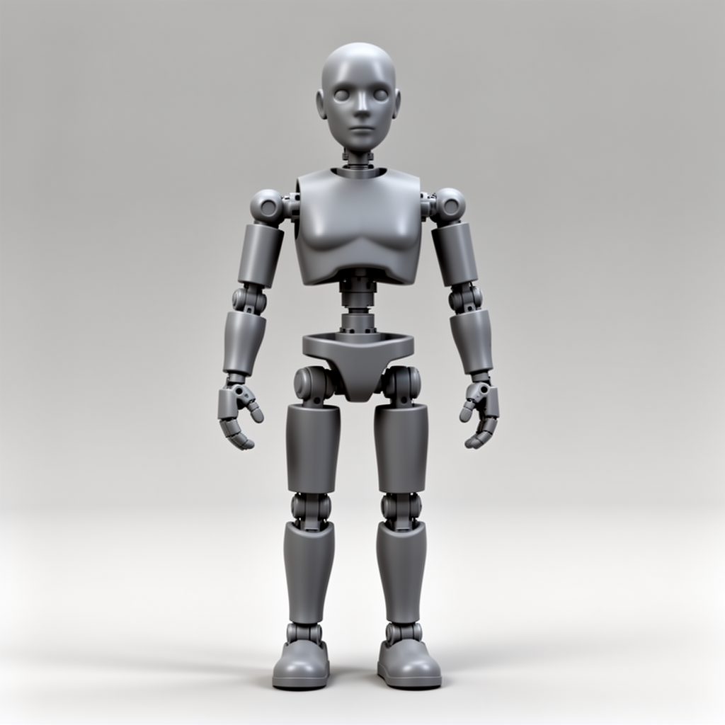Articulated Doll Model free 3D printable STL