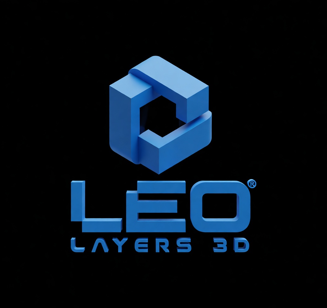 Leo Layers 3D Logo Model free 3D printable STL