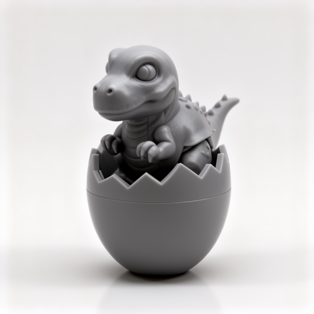 Dinosaur Egg Fidget Toy free 3D printable STL