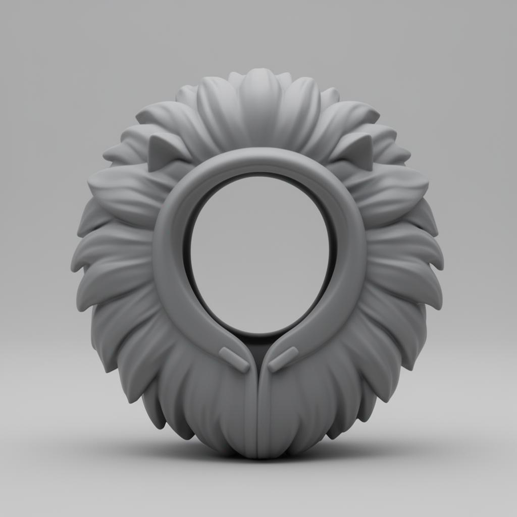 Lion Mane Hood free 3D printable STL