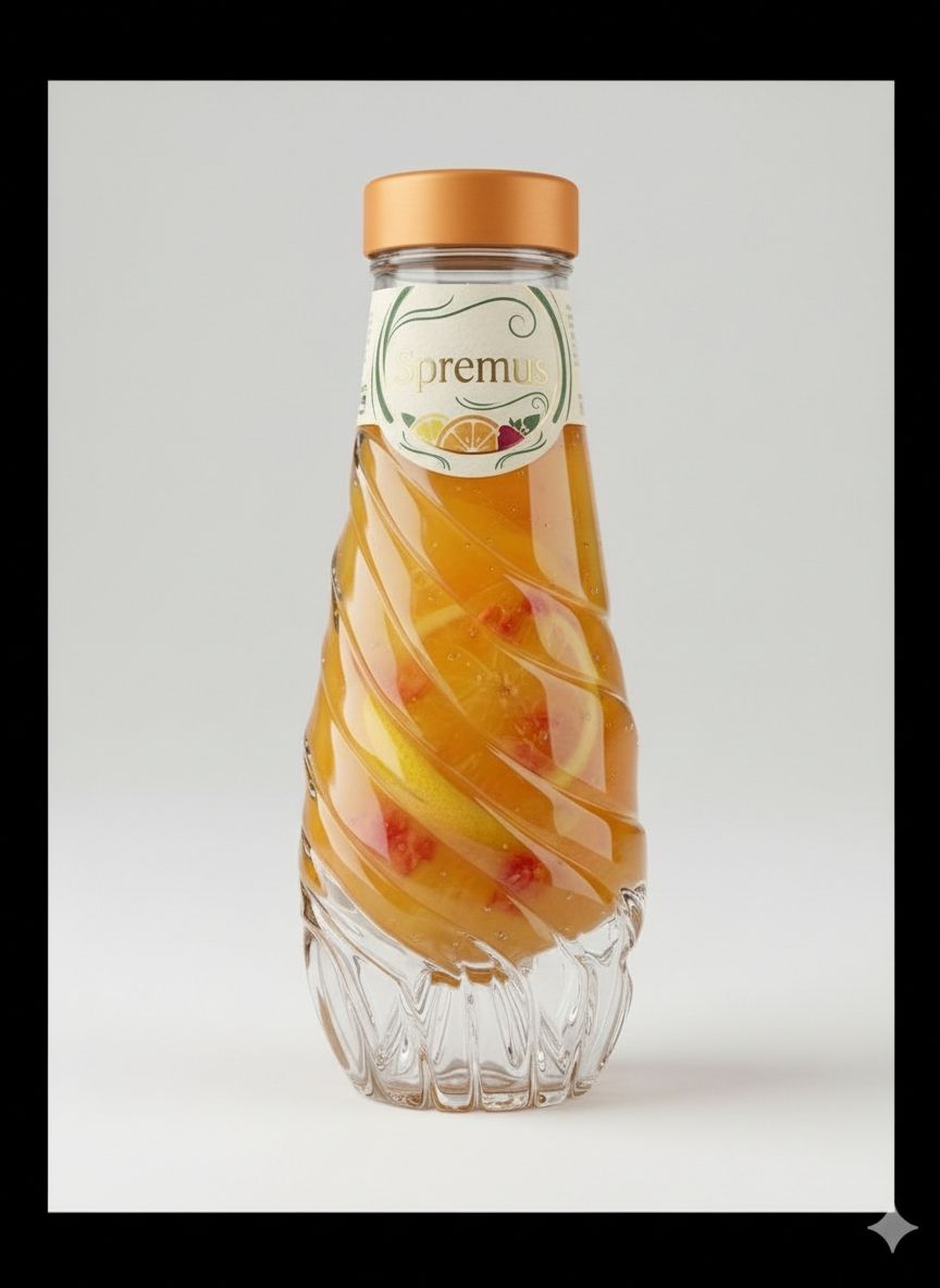 Spremus Juice Bottle free 3D printable STL