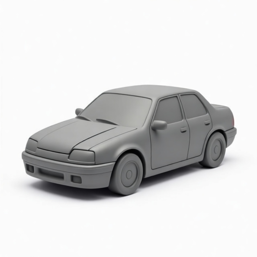 1990s Renault 19 Model free 3D printable STL