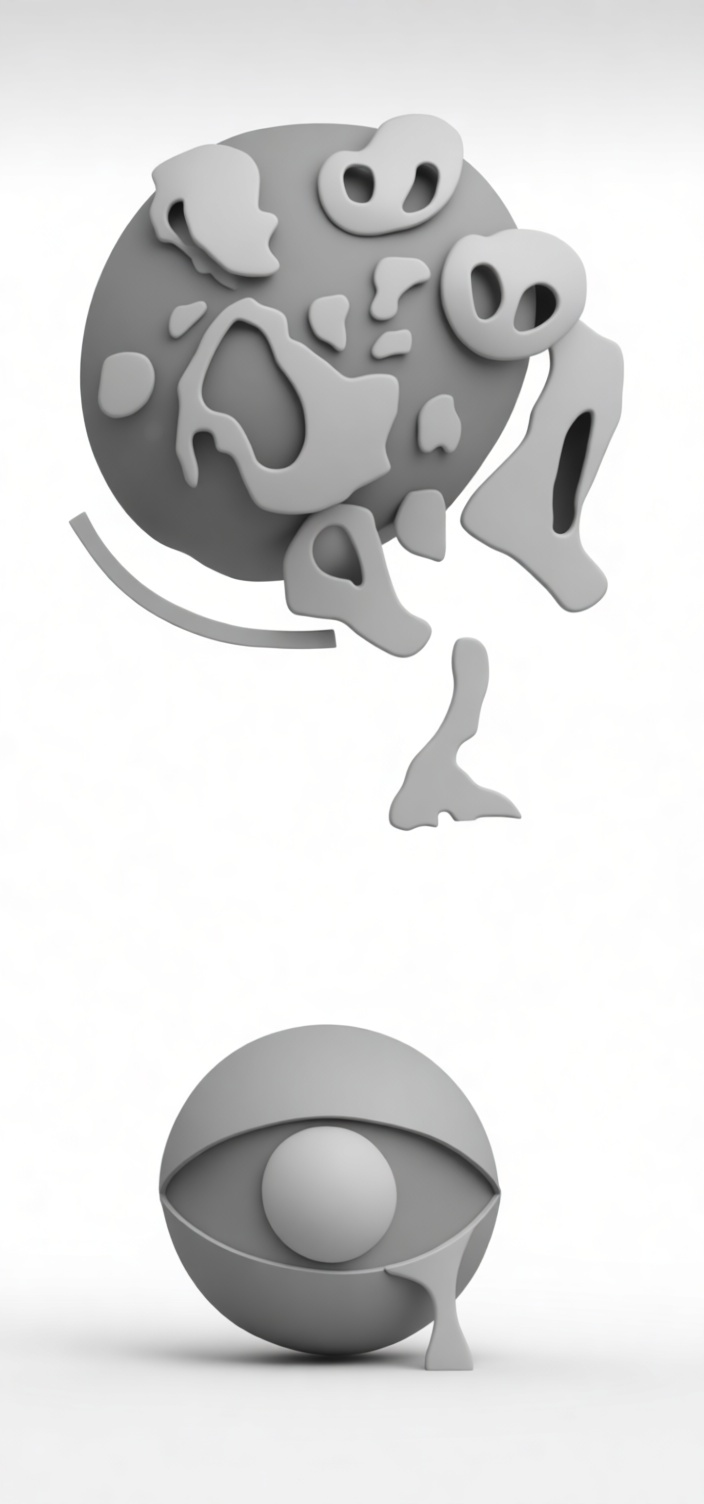 Abstract Eye Sculpture free 3D printable STL