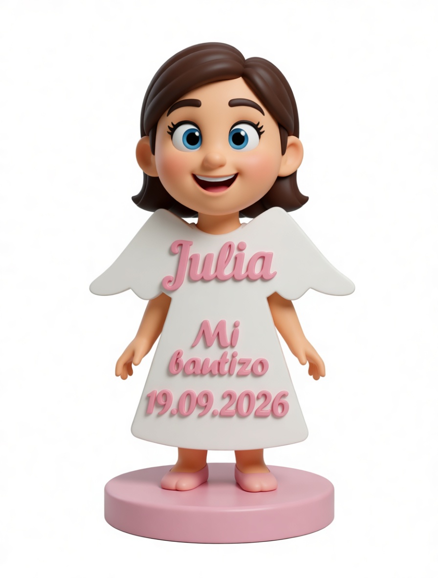 Custom Baptism Figurine free 3D printable STL