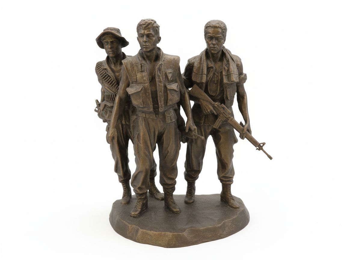 Vietnam War Soldiers Statue free 3D printable STL