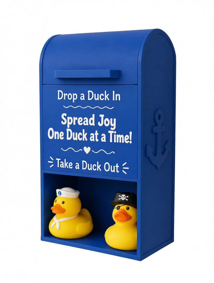 Duck Donation Box free 3D printable STL
