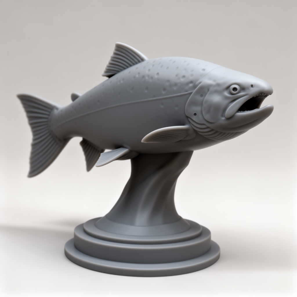 Rambo Trout Figurine free 3D printable STL