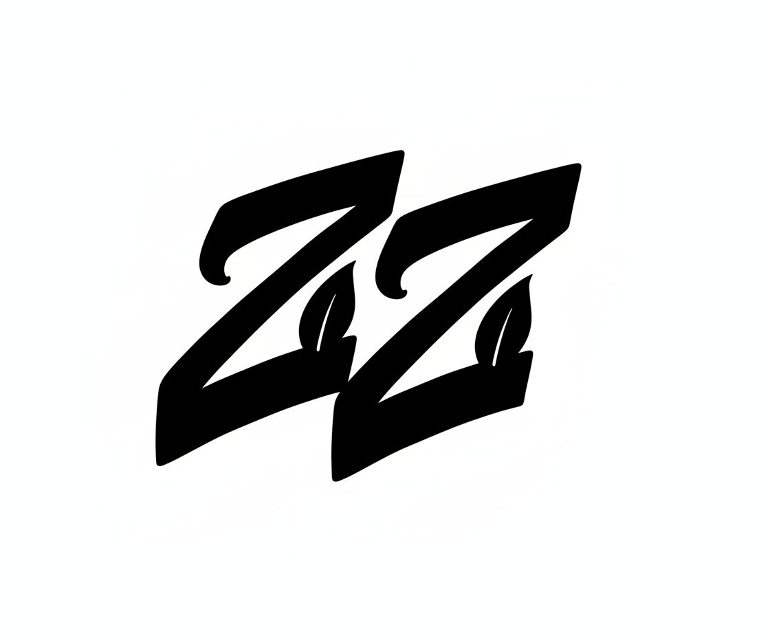 ZZ Logo Model free 3D printable STL