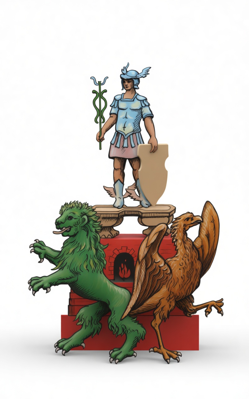 Hermes Figurine with Chimera free 3D printable STL