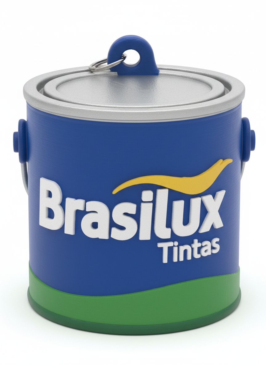Brasilux Paint Can Model free 3D printable STL