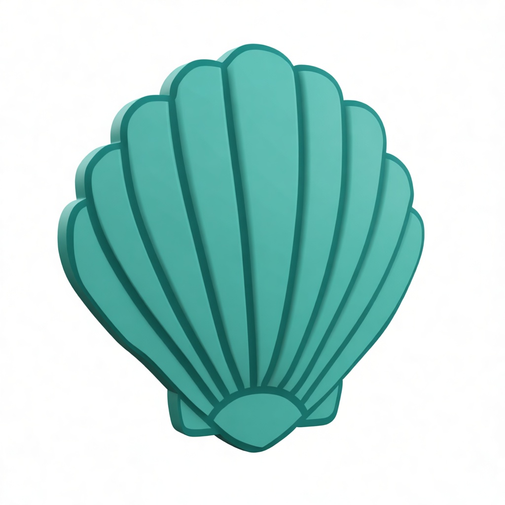 Scallop Shell Model free 3D printable STL