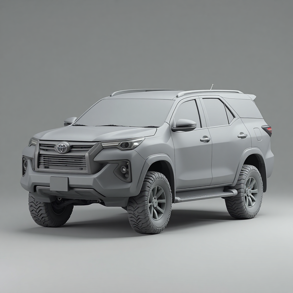 Toyota Fortuner 2022 Model free 3D printable STL