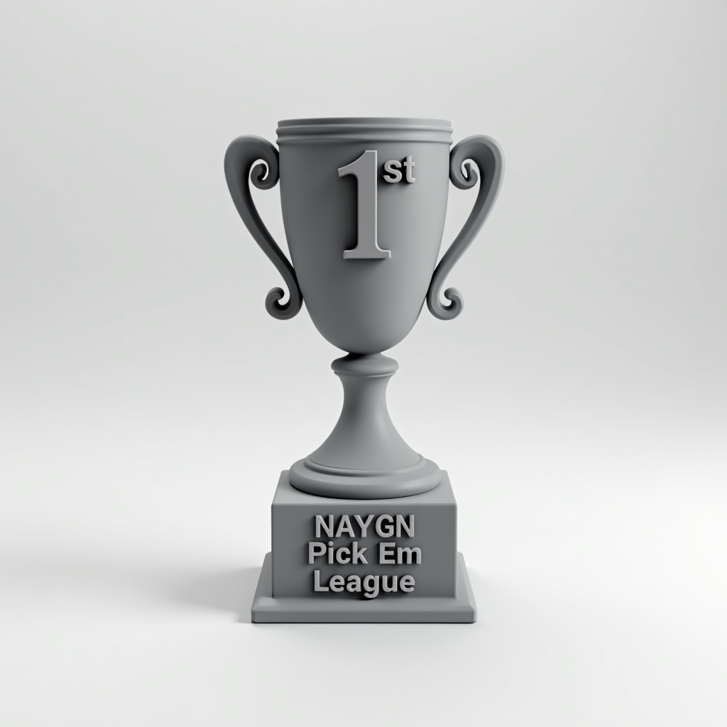 2025 NAYGN Pick Em Trophy free 3D printable STL