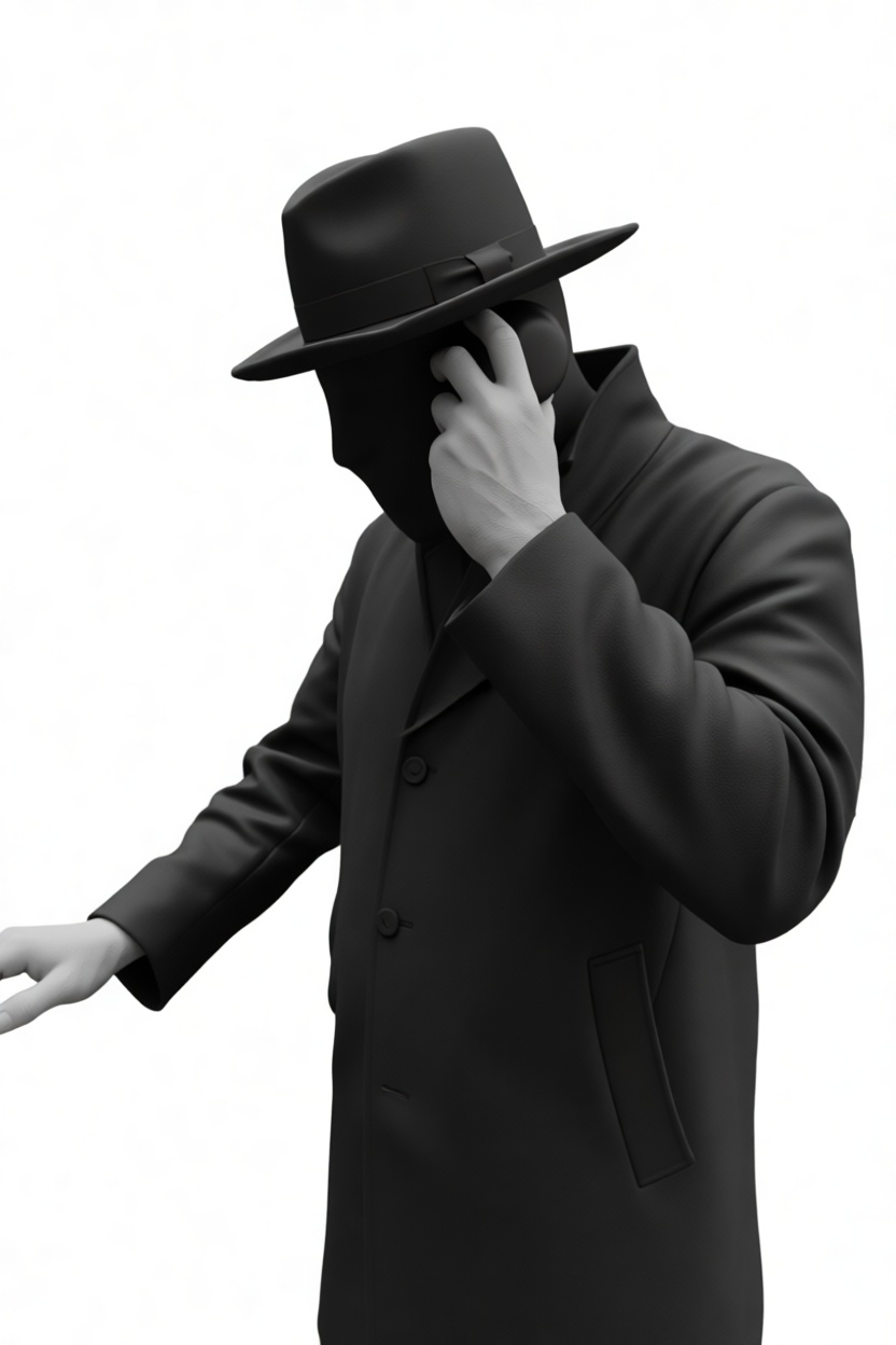 Spy with Fedora Figurine free 3D printable STL