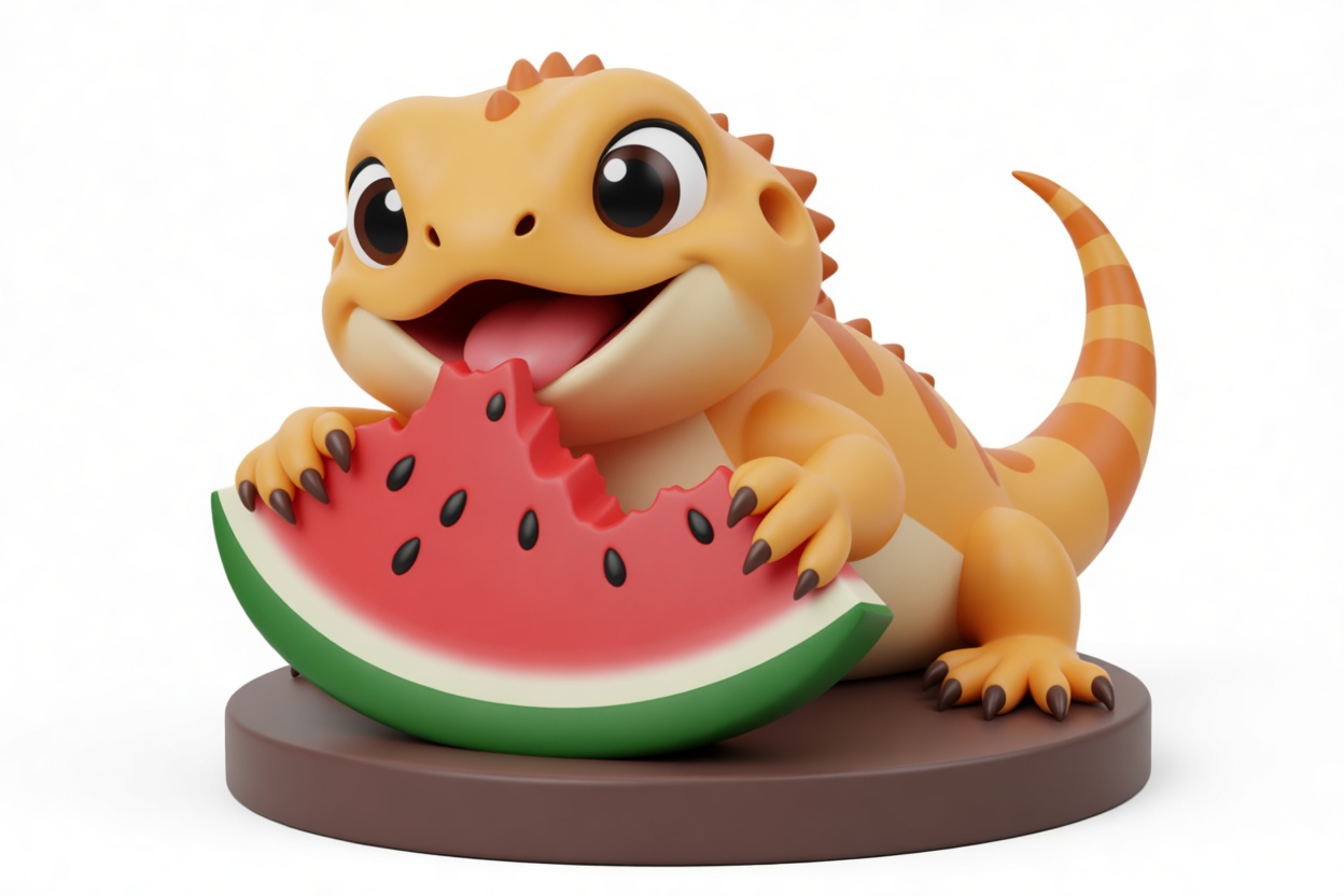 Bearded Dragon Figurine free 3D printable STL