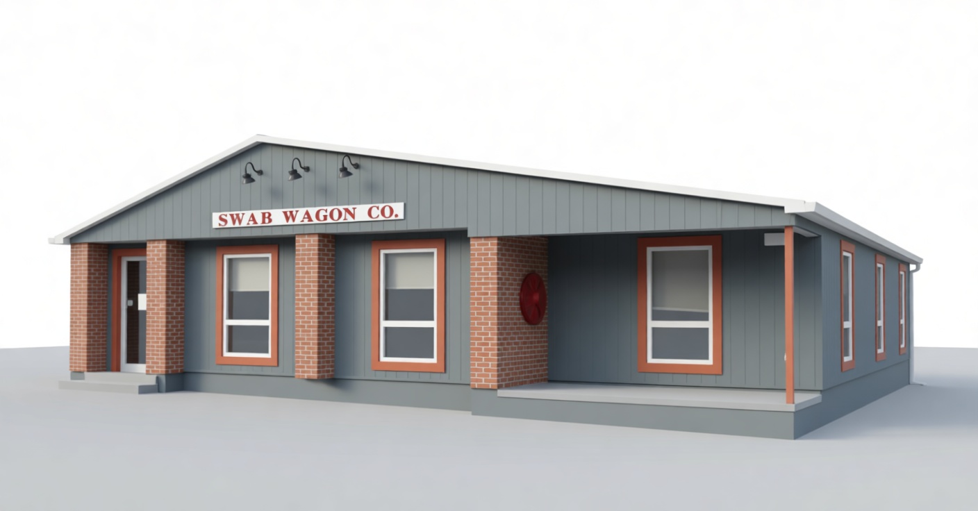 Swab Wagon Building Model free 3D printable STL