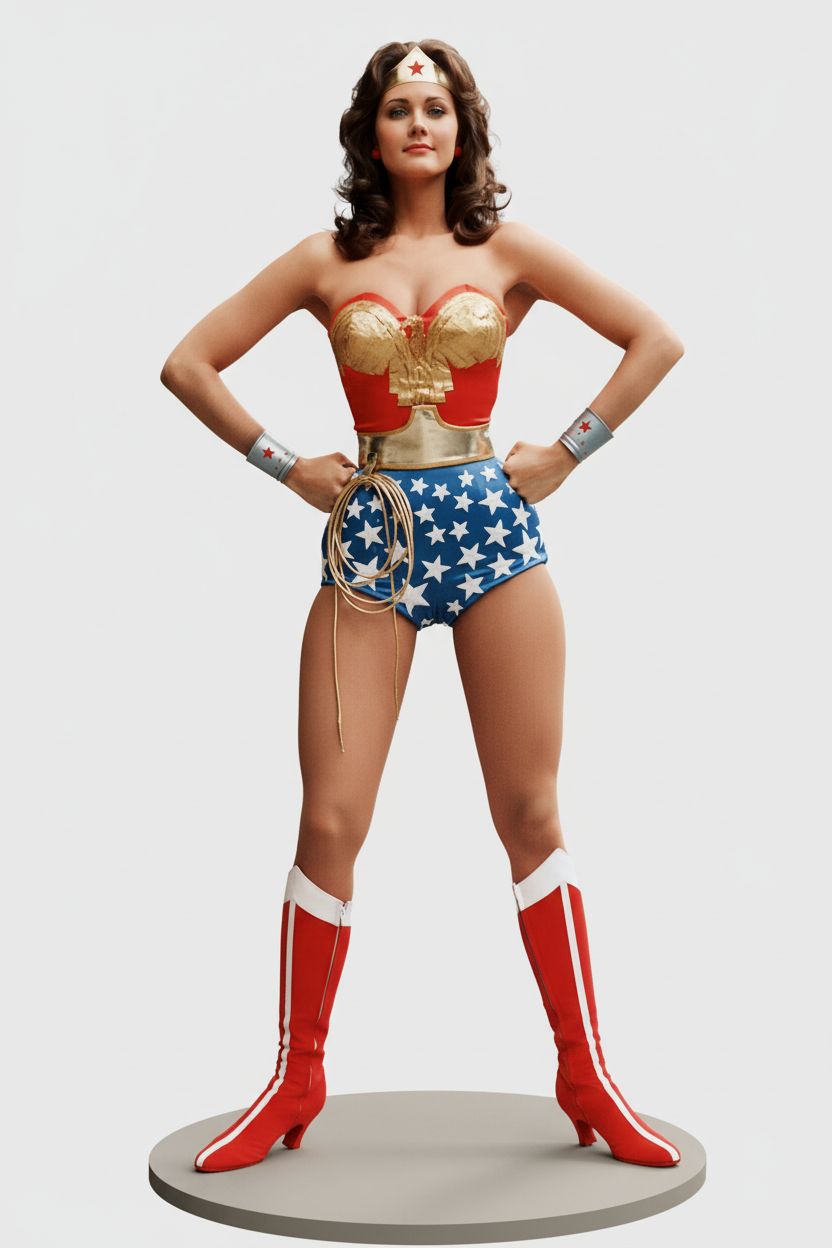 Wonder Woman Statue free 3D printable STL