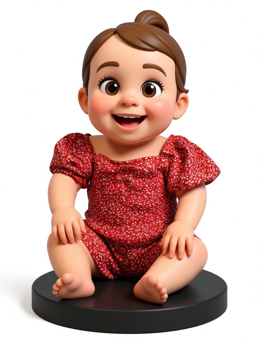 Smiling Baby Figurine free 3D printable STL