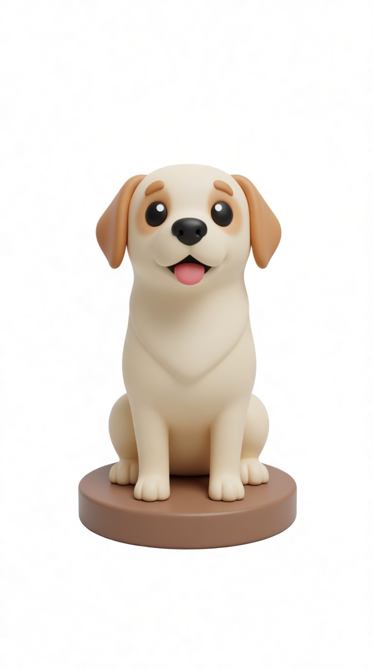 Labrador Retriever Figurine free 3D printable STL