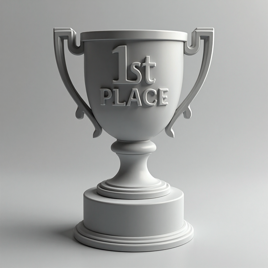 1st Place Trophy Figurine free 3D printable STL