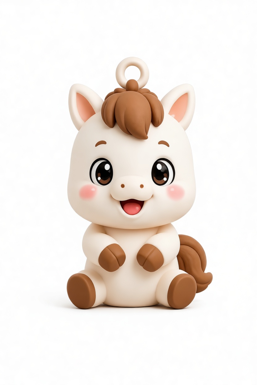 Cute Baby Horse Figurine free 3D printable STL