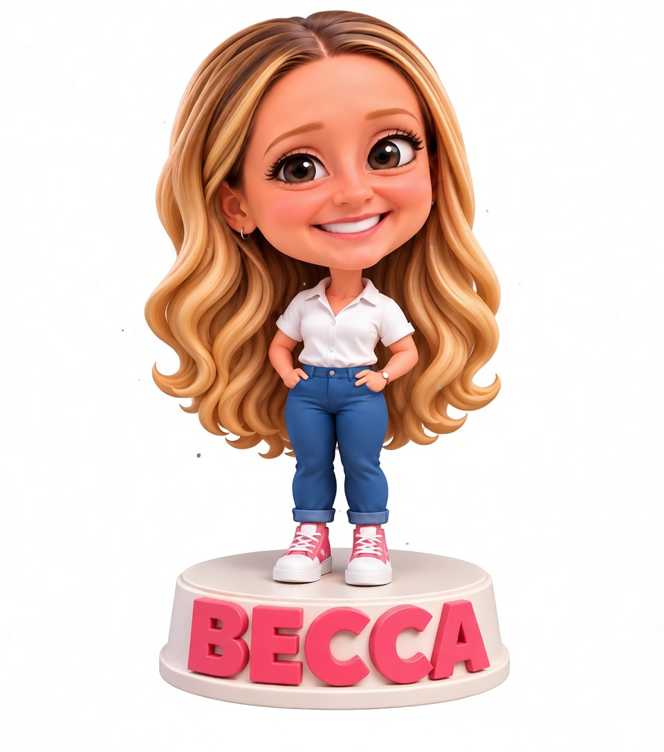 Becca Stylized Figurine free 3D printable STL
