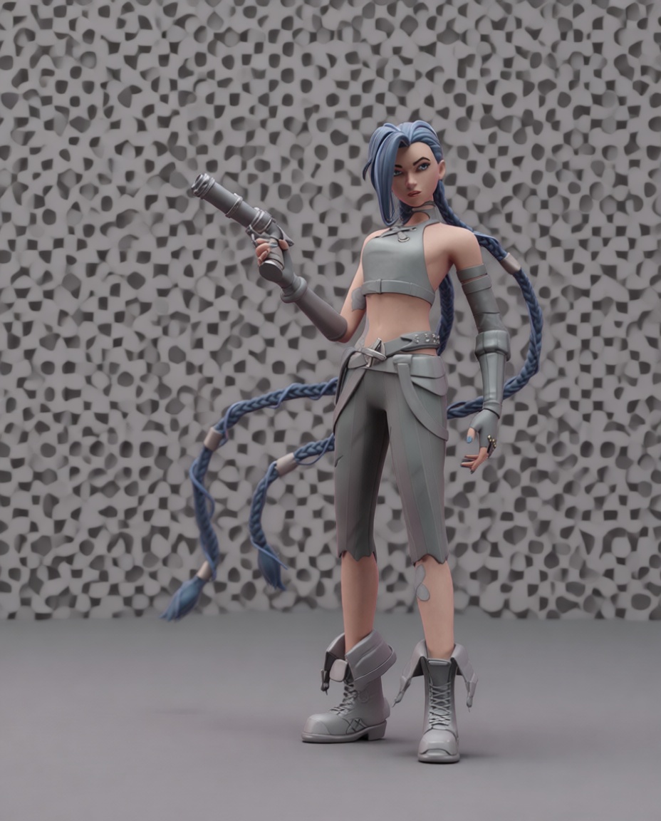 Jinx Figurine free 3D printable STL