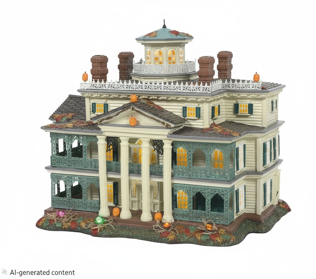 Haunted Plantation House Model free 3D printable STL