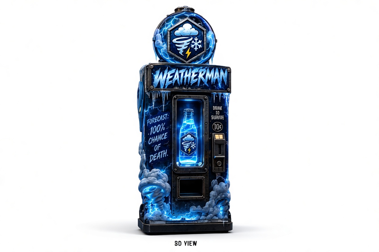 Weatherman Vending Machine Model free 3D printable STL
