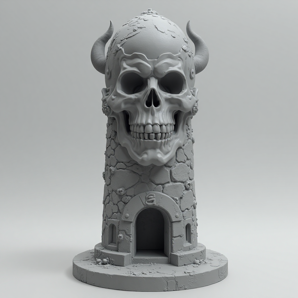 Totenkopf Tower Slide free 3D printable STL